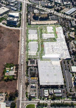 Uptown Newport Village Aerial Map