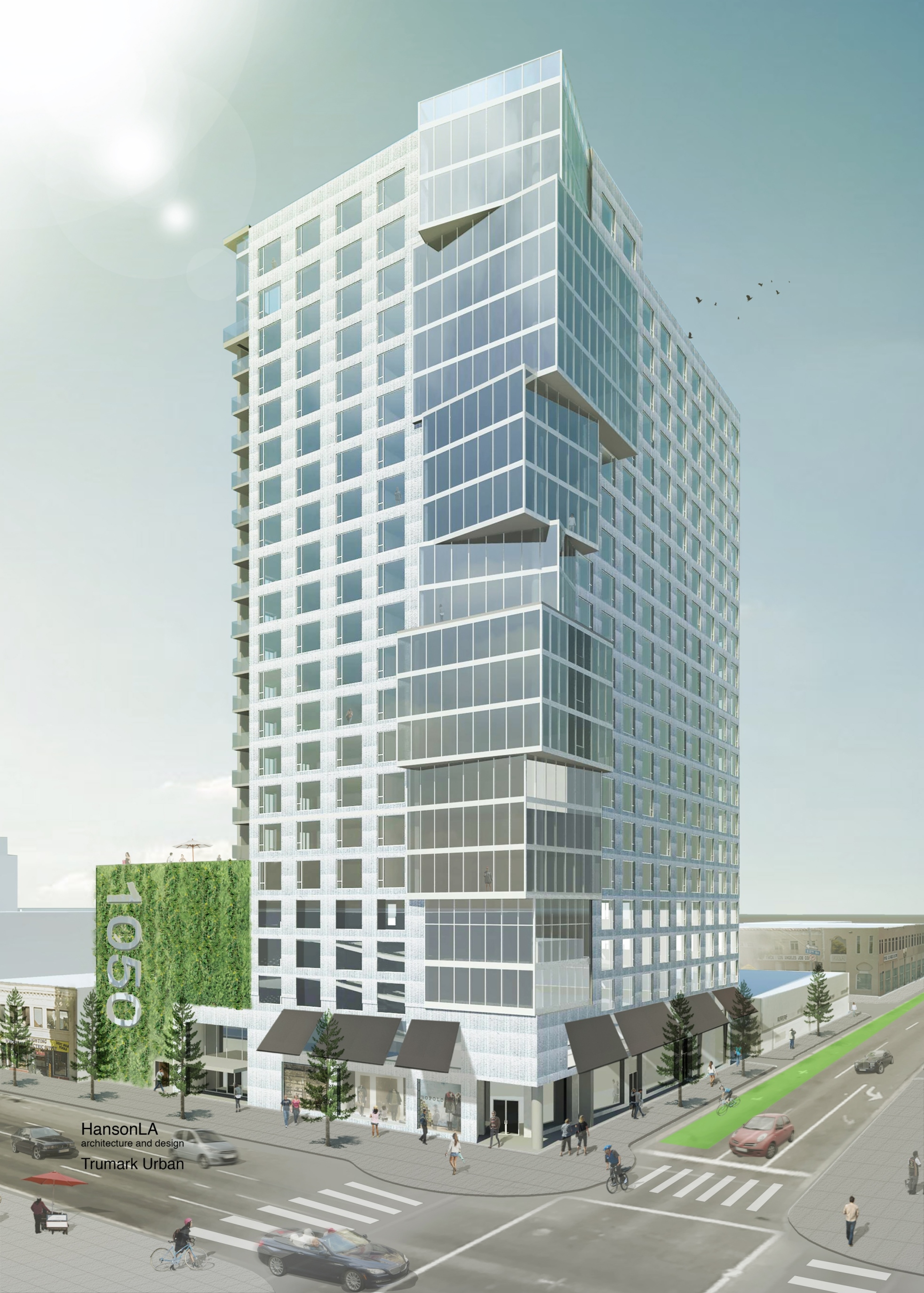 1050 S.Grand LA Condo Complex Rendering