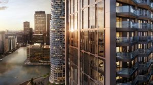 Herzog & de Meuron Residential Tower at Canary Wharf in London