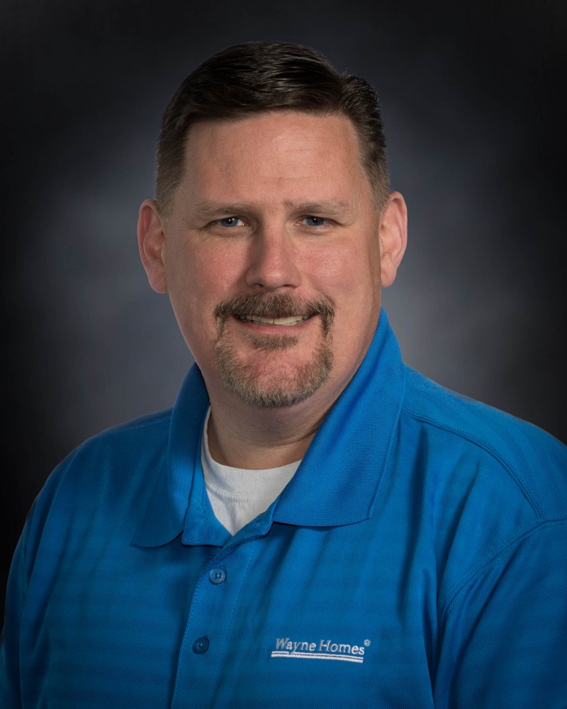 Mark Spangenburg, construction manager, Wayne Homes, Belmont, Ohio