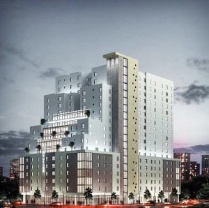 SKYLOFT Exterior Rendering, Austin