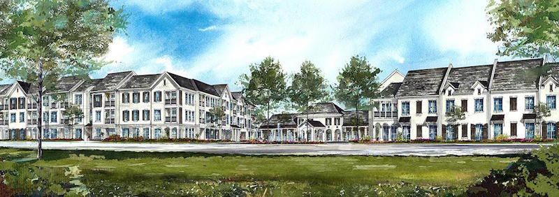 A rendering of The Blake at the Grove in Baton Rouge.