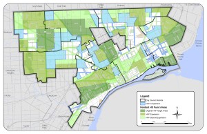 Hardest Hit Fund Areas in Detroit