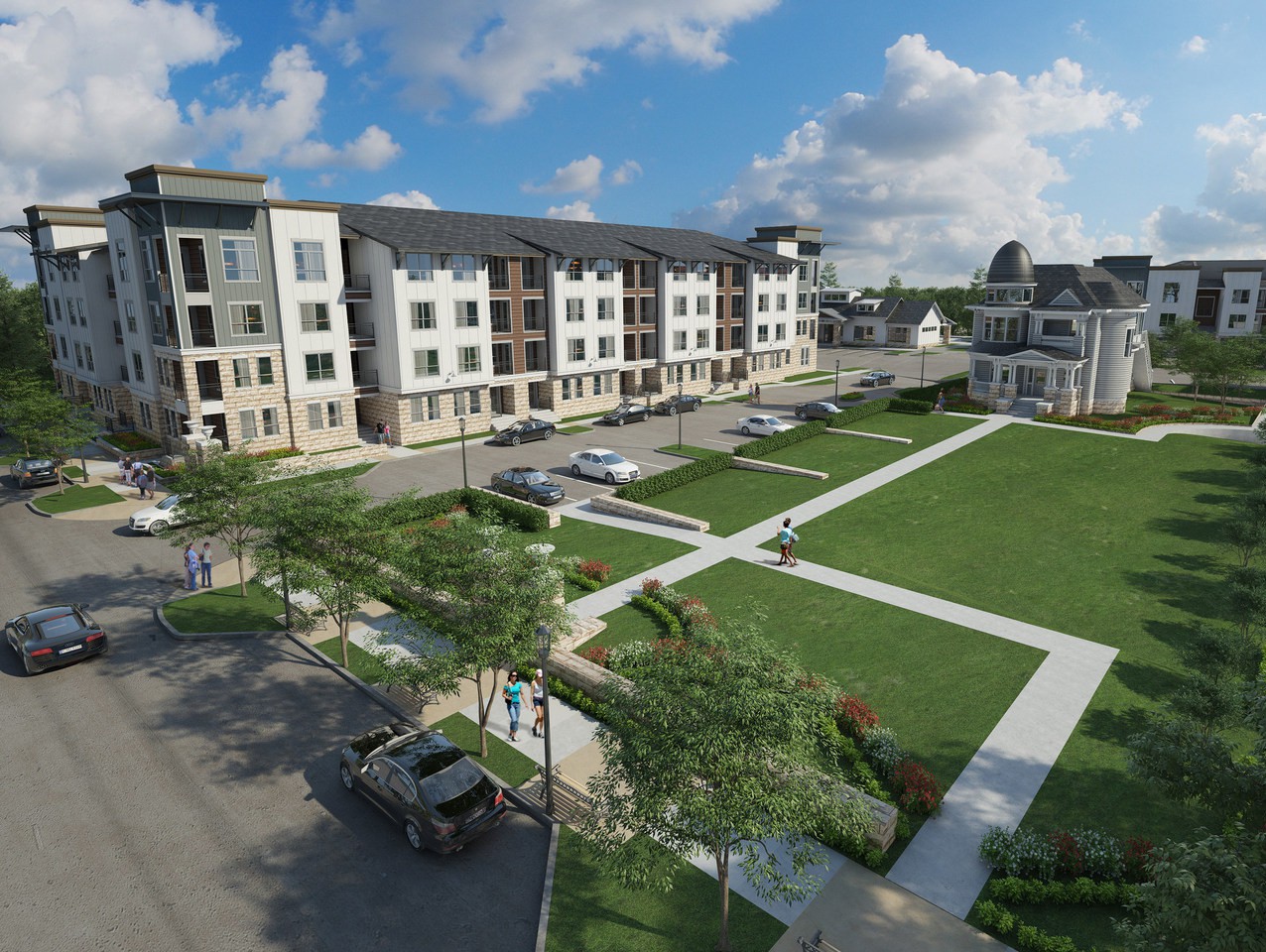 Rendering of The Kelley in Fort Worth, Texas