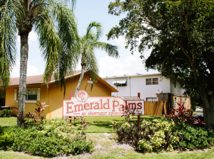 The Emerald Palms Apartments in Dania Beach, Fla.