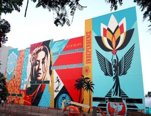 Welcome Home mural