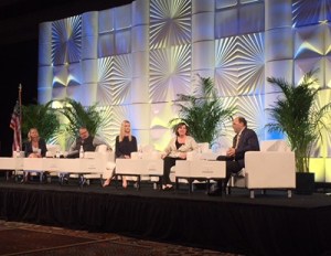 Greystar's Managing Director of Real Estate Strategic Services Sherry Freitas, Bell Partners Inc.'s Senior Vice President Kevin Thompson, Alliance Residential's Director of Marketing Strategy Catherine Swaback, Security Properties Residential's Director of Marketing Laurel Zacher and Kingsley Associates' Principal John Falco.