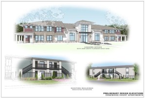 Rendering of Edgewood Court upgrades