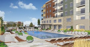 Rendering of The River Club, at 238 W. Fort Lee Road