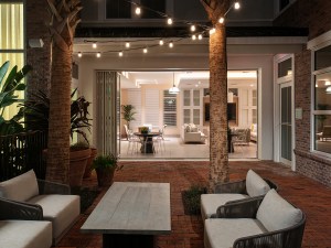 Bainbridge at Nona Place: This Orlando waterfront community was constructed on a waterfront and includes local trails incorporated into the community. Residents can walk from any location and find a pedestrian walkway that connects to onsite amenities.