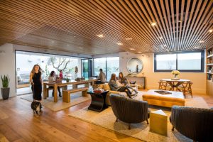 The KODO anticipates the needs of renters with a curated experience that includes stylish furnishings, boutique hotel-style programming and the ability to control all systems within the “smart home.” Image courtesy of CGI