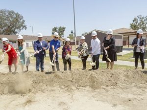 CHOC broke ground on Placita Dolores Huertanlast year. The nonprofit housing developer dedicated the project to the social justice icon and Presidential Medal of Freedom recipient Dolores Huerta. Image by Noe Montes