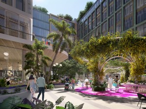 The Wynwood Plaza. Image courtesy of Gensler