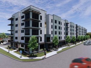 Astoria on 9th Rendering. Image courtesy of Housing Trust Group.