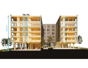 AI-generated building design image