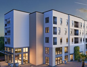 Aperture will come online in 2025 and will comprise 204 units. Image courtesy of Toll Brothers