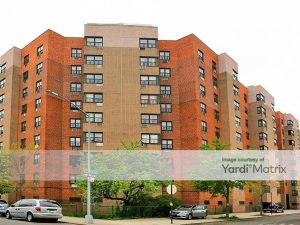 Riverdale Osborne Towers, a partially affordable property in Brooklyn, owned by the CPC. The non-profit organization is leading the partnership that will act collectively as Community Stabilization Partners. Image courtesy of Yardi Matrix