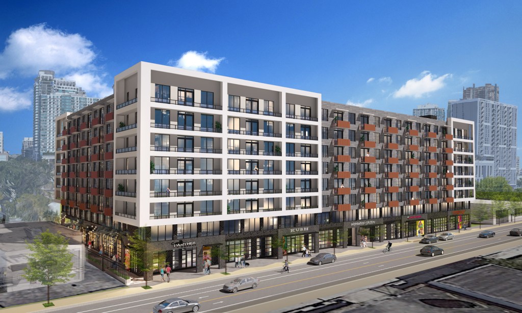 Wynwood Station will have an industrial-influenced façade. Image courtesy of Fifield Cos.