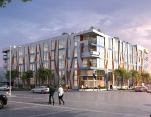 he Amara, located in West Los Angeles, was designed by BSB Design. Image courtesy of Jamison Properties