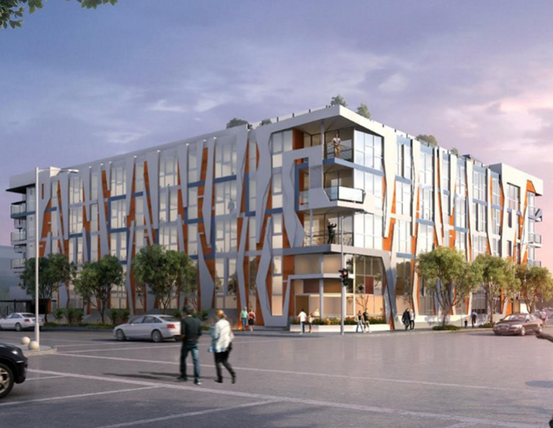 he Amara, located in West Los Angeles, was designed by BSB Design. Image courtesy of Jamison Properties