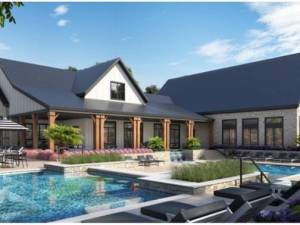 Rendering of Camber Ranch, a multifamily property in Austin, Texas.