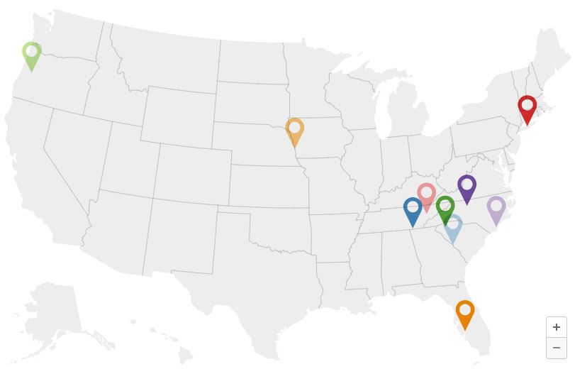 Emerging Multifamily Markets Map 2024