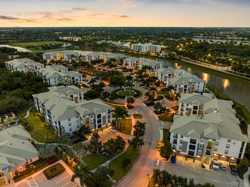 The Bainbridge Cos. retrofitted the door locks at Axis Wellington Green, a luxury community in Wellington, Fla. Image courtesy of Bainbridge