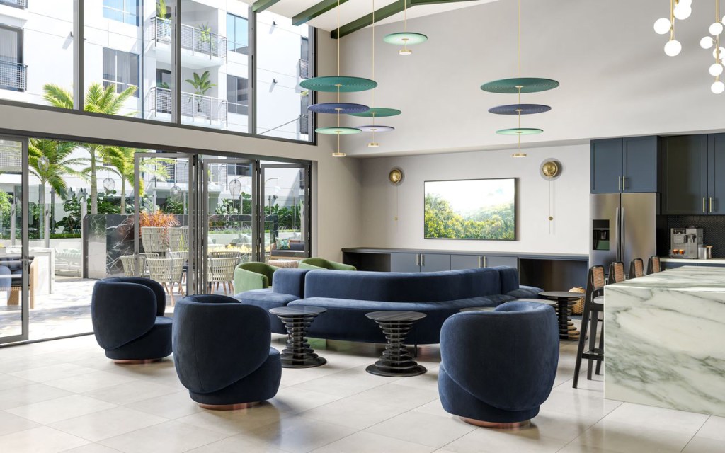 A CV Works coworking space at Belle on Bev, a lifestyle community located in Los Angeles Filipinotown neighborhood. The CV Works space includes all the trappings of a traditional office space, with WiFi, A/V projectors and private conference rooms. Image courtesy of Cityview