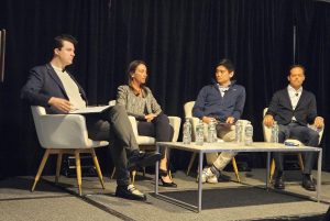 Alex Wolkomir, McKinsey & Co.; Kelly Mack, Corcoran Sunshine; Andrew Min, RXR Realty; Ricardo Suarez, Four Seasons