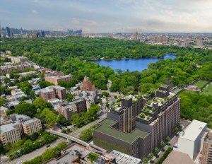 Property with view of Prospect Park in the background