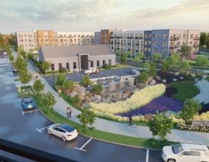 A rendering of the completed property