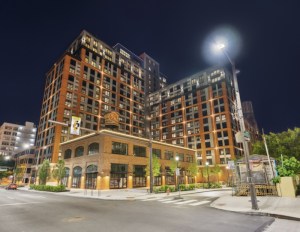 Exterior image of the property at night
