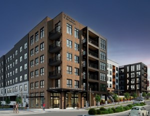 Rendering of the completed building