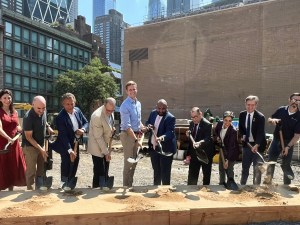 Ground breaking of project at 806 9th Ave. Manhattan, N.Y.