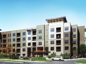 Rendering of Cypress Creek Apartment Homes at Montfort Drive, a mixed-income project in Dallas.