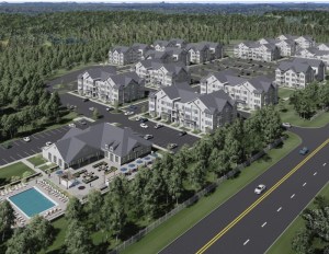 A rendering of the completed community in Colts Neck, N.J. Image courtesy of Kushner Companies