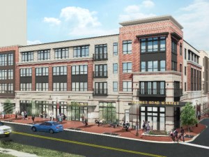 A rendering of The Clair in Montclair, N.J.