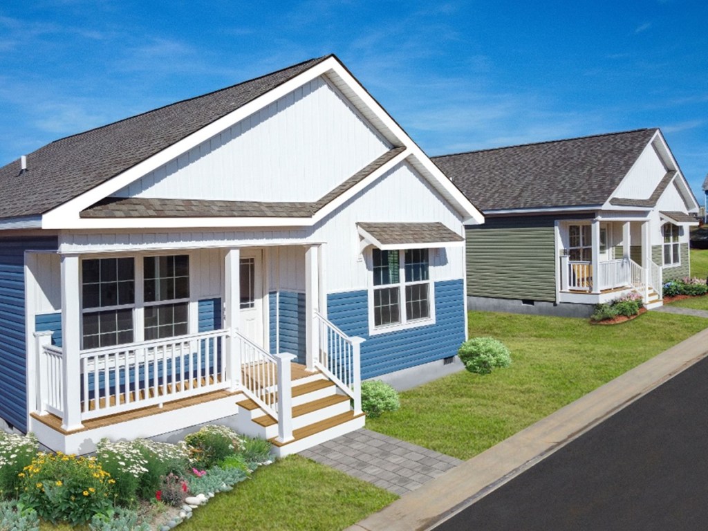 Exterior shot of a home model from Nationwide Homes