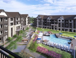 A rendering of Casona. Image courtesy of Berkadia