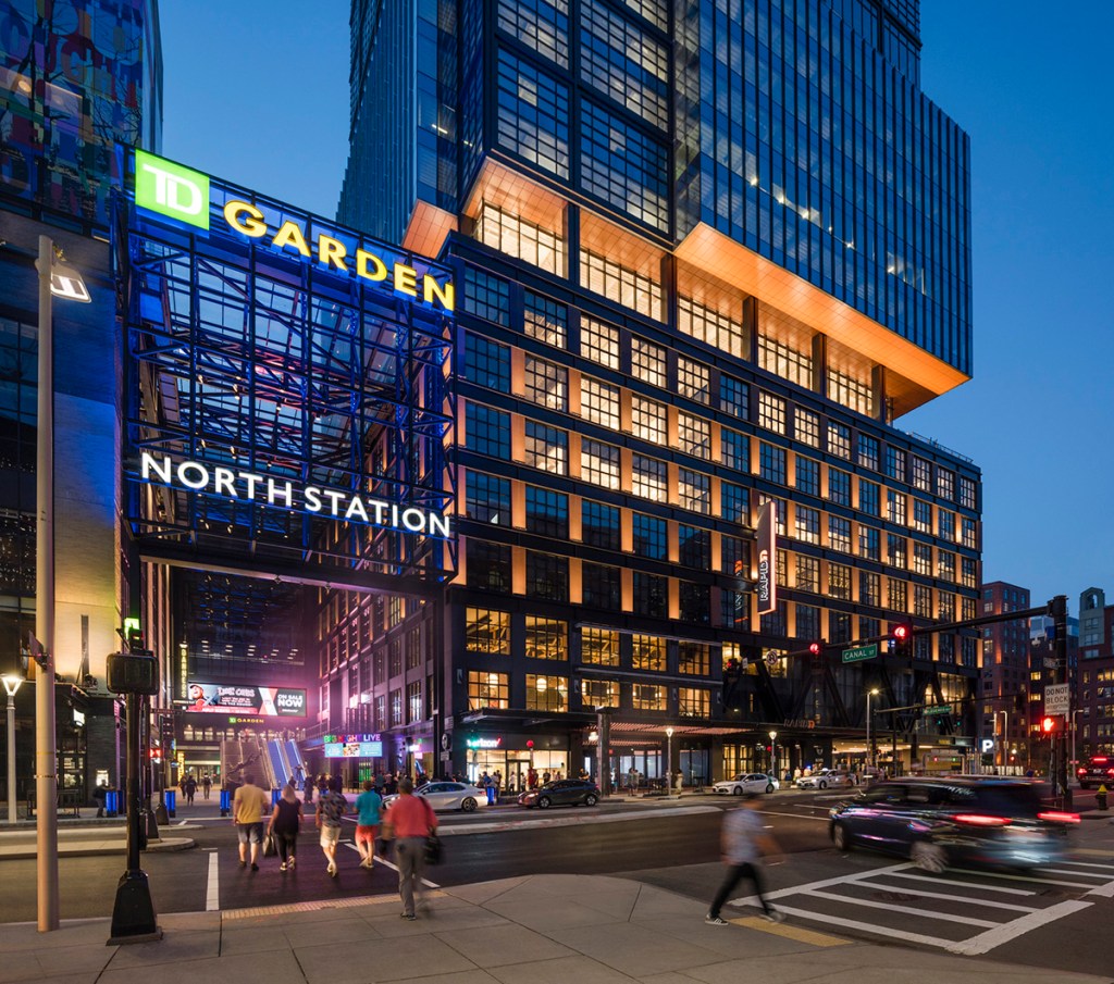 The Hub on Causeway in Boston incorporates office, residential and hotel space. It is also located near several public transportation and entertainment options. Image by Anton Grassi Photography, courtesy of Gensler