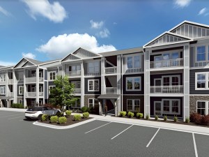Rendering of Madison Aquiline, a multifamily development in Apex, N.C.