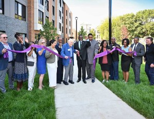 The OC Living ribbon cutting ceremony.