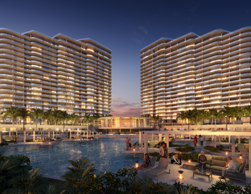 Illustration of Florida High-Rise Living With Hotel Services