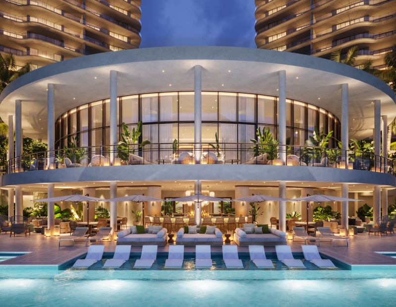 The swimming pool at The Ritz-Carlton Residences, Estero Bay