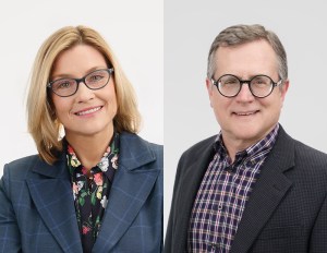 Trish Nixon and Chuck Archer headshots.