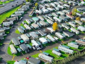 Western Star Mobile Home Community is in Roseburg, Ore.