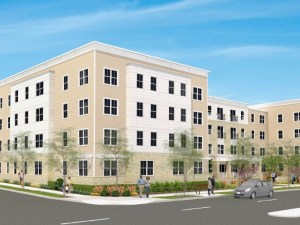 Rendering of Woodland Gardens I, an affordable community in Baltimore