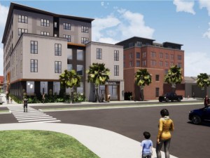 Rendering of the fully affordable community rising at 573 Meeting St., in Charleston, S.C.