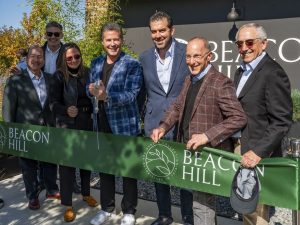 Shot of the inauguration ceremony at Beacon Hill, a 285-unit luxury rental community in Marlboro, N.J.