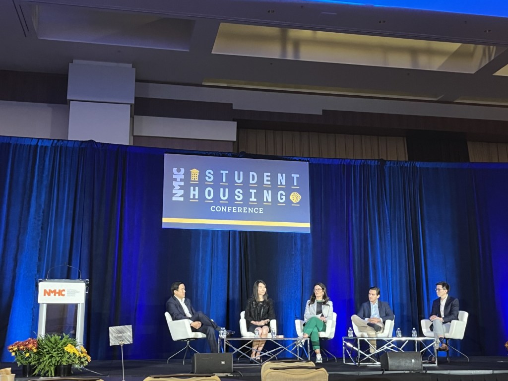 A panel discussion between executives at firms with considerable exposure to student housing.